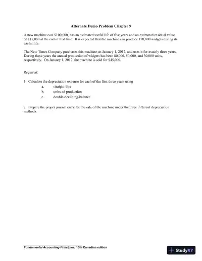 Revision Notes for Fundamental Accounting Principles, 15th Edition - Page 10 preview image