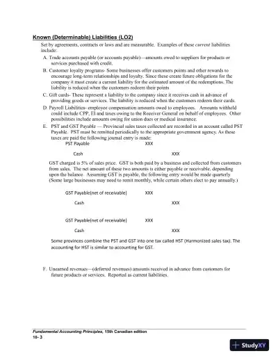Revision Notes for Fundamental Accounting Principles, 15th Edition - Page 14 preview image