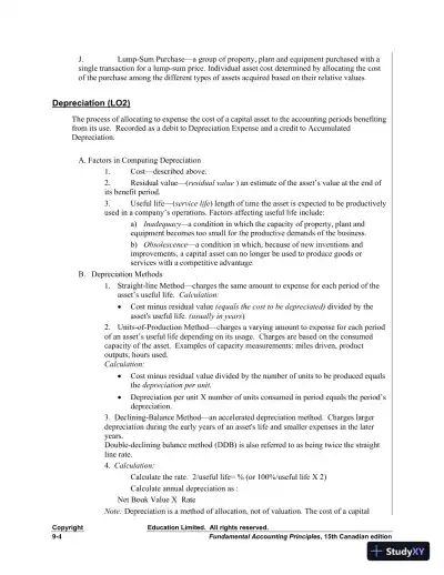 Revision Notes for Fundamental Accounting Principles, 15th Edition - Page 5 preview image