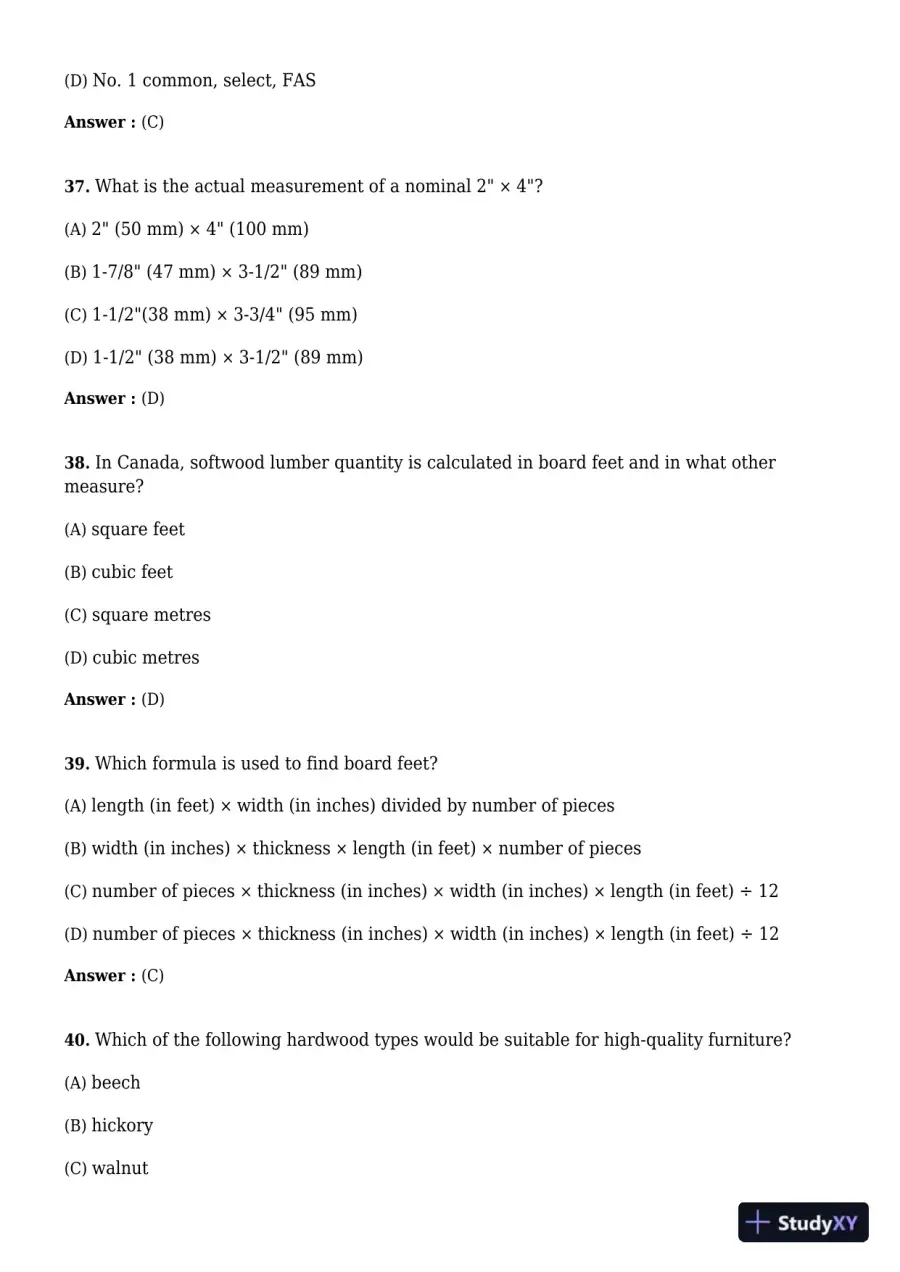 Test Bank for Carpentry, 3rd Edition, page 11