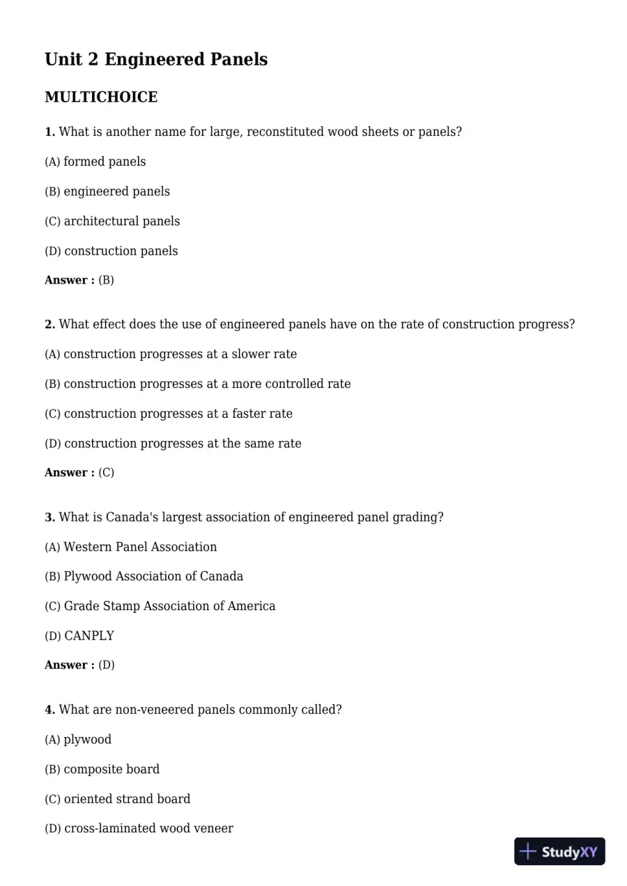 Test Bank for Carpentry, 3rd Edition, page 15