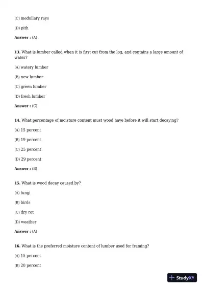 Test Bank for Carpentry, 3rd Edition - Page 5 preview image