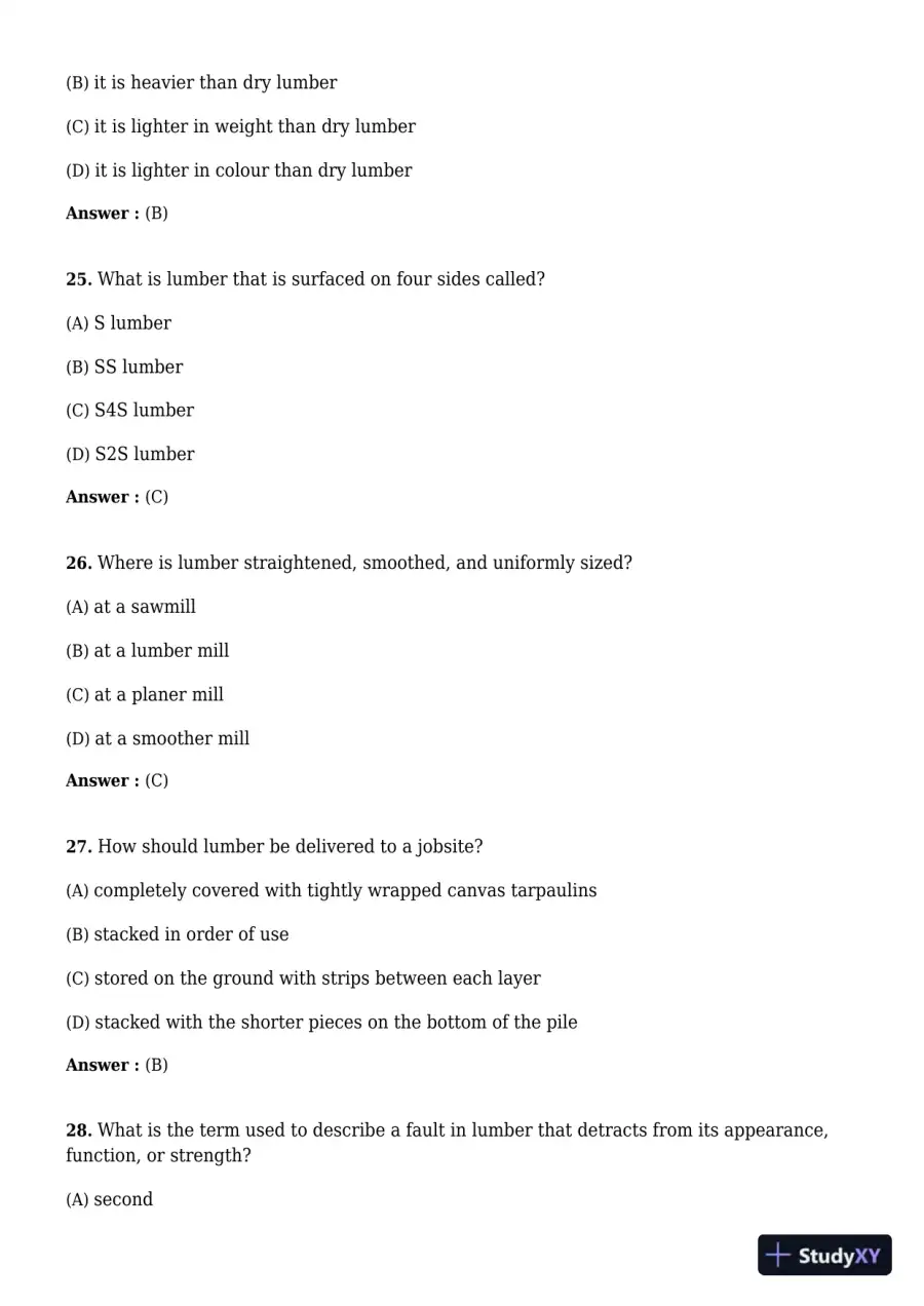 Test Bank for Carpentry, 3rd Edition, page 8