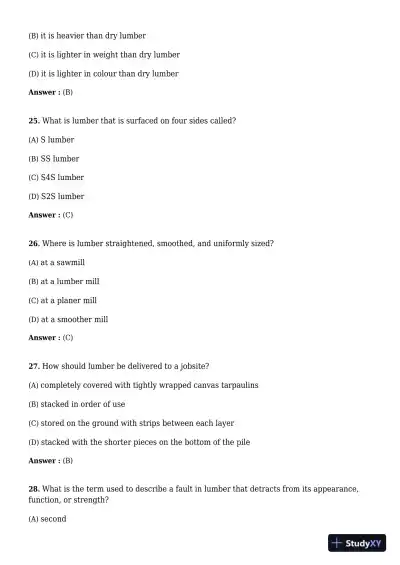 Test Bank for Carpentry, 3rd Edition - Page 8 preview image