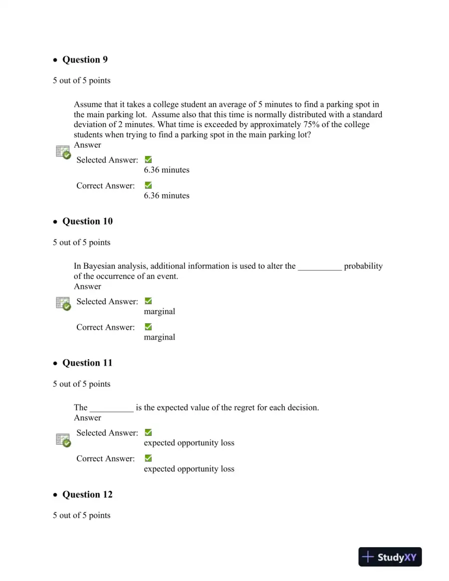 Assessment of Probability, Decision Making, and Simulation Techniques, page 4
