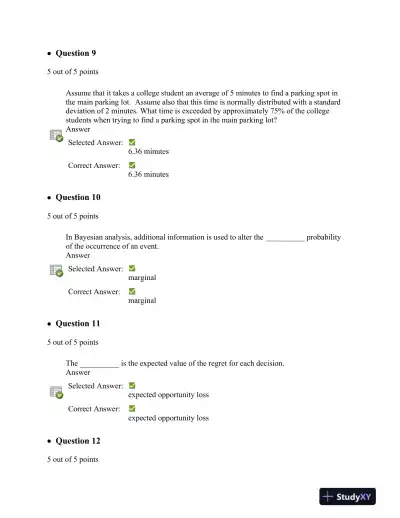 Assessment of Probability, Decision Making, and Simulation Techniques - Page 4 preview image