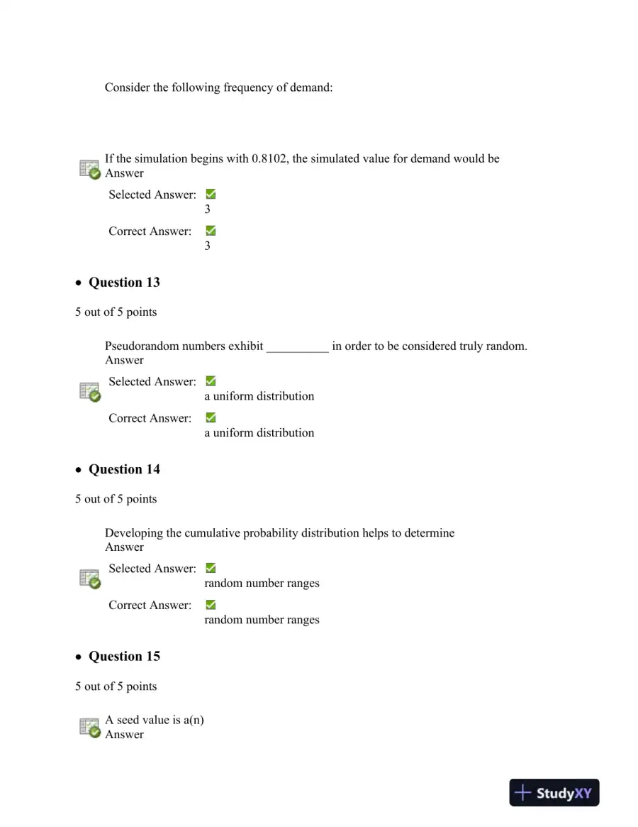 Assessment of Probability, Decision Making, and Simulation Techniques, page 5