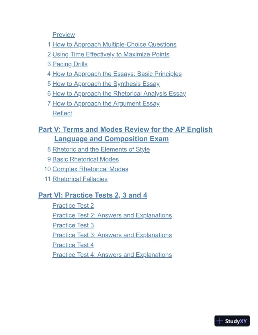 Princeton Review AP English Language and Composition Prep, 2023: 5 Practice Tests + Complete Content Review (2022), page 10