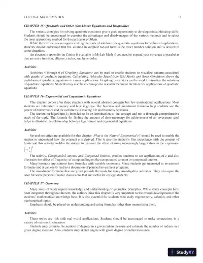 College Mathematics for Trades and Technologies, 10th Edition Solution Manual - Page 12 preview image