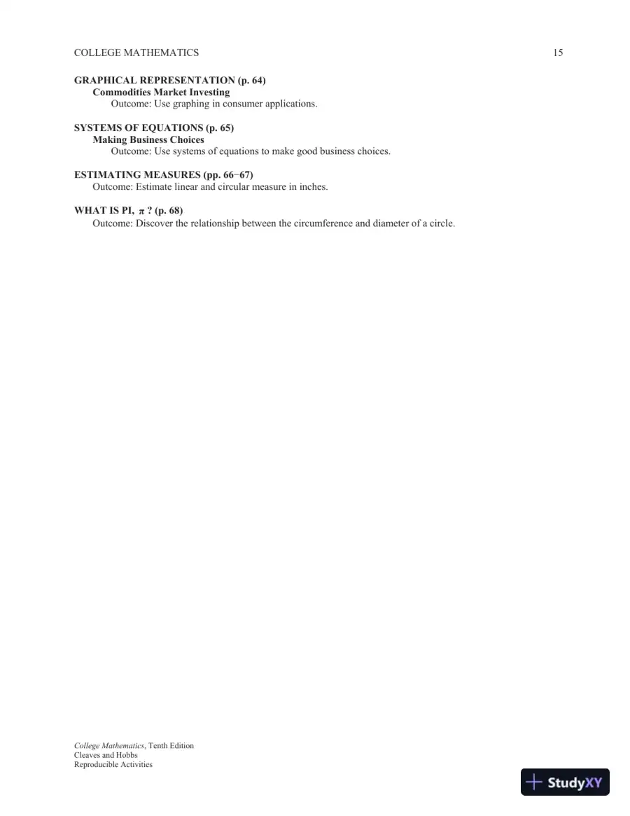 College Mathematics for Trades and Technologies, 10th Edition Solution Manual, page 16
