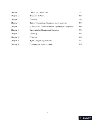 College Mathematics for Trades and Technologies, 10th Edition Solution Manual - Page 4 preview image