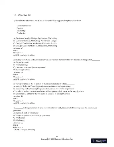 Test Bank For Horngren's Cost Accounting: A Managerial Emphasis, 16th Edition - Page 16 preview image