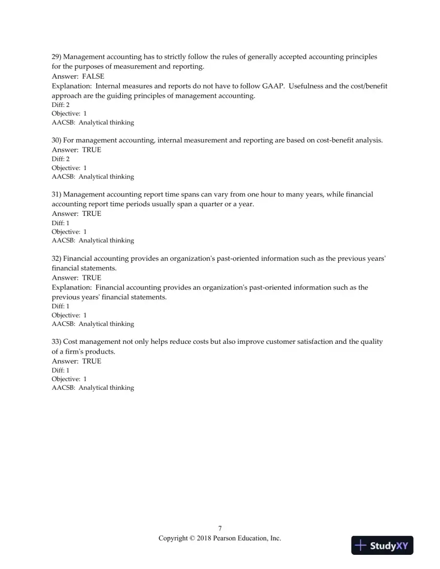 Test Bank For Horngren's Cost Accounting: A Managerial Emphasis, 16th Edition, page 8