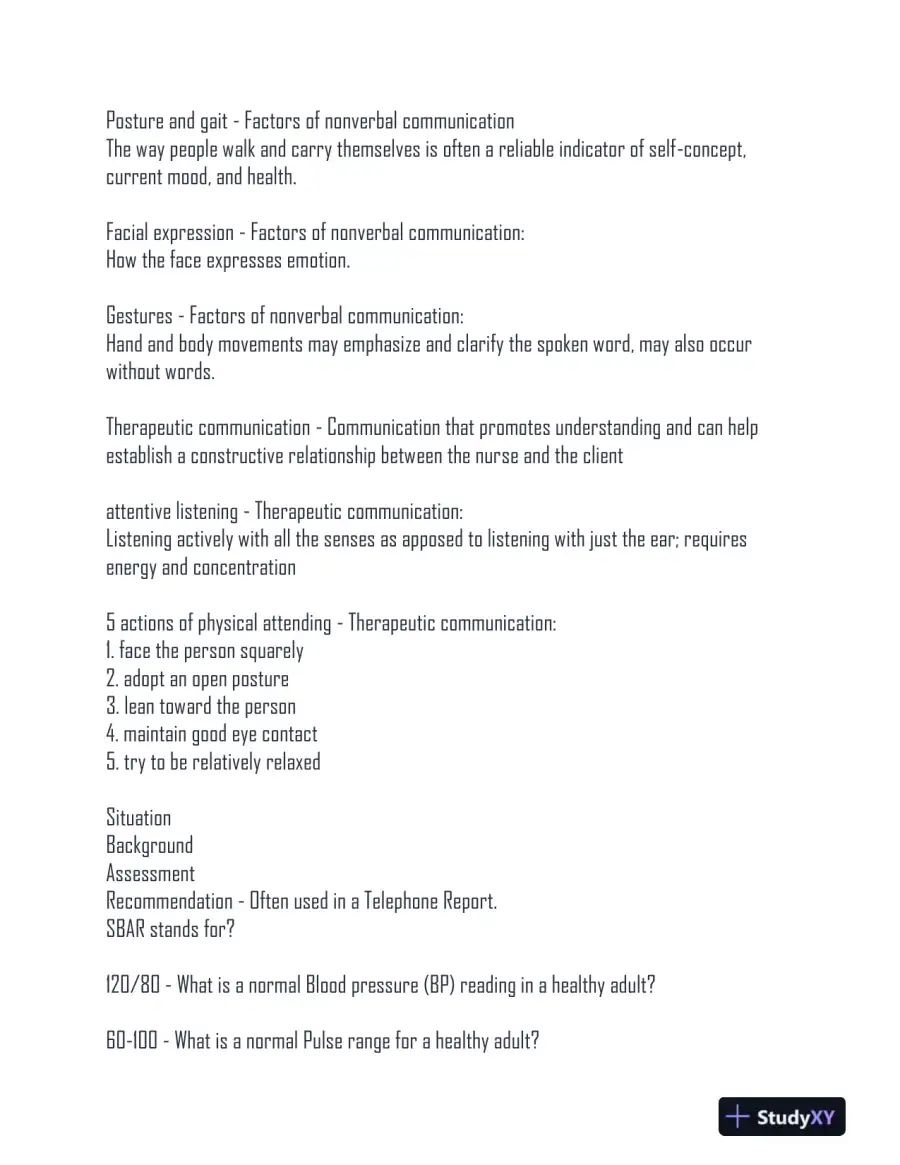 2024 NUR155 Psychology Practice Exam With Answers (280 Solved Questions), page 8