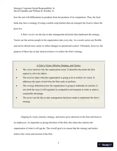Strategic Corporate Social Responsibility: Stakeholders, Globalization, and Sustainable Value Creation Third Edition Solution Manual - Page 13 preview image