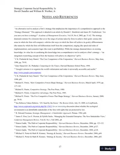 Strategic Corporate Social Responsibility: Stakeholders, Globalization, and Sustainable Value Creation Third Edition Solution Manual - Page 27 preview image