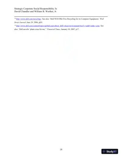 Strategic Corporate Social Responsibility: Stakeholders, Globalization, and Sustainable Value Creation Third Edition Solution Manual - Page 28 preview image