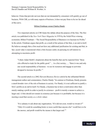 Strategic Corporate Social Responsibility: Stakeholders, Globalization, and Sustainable Value Creation Third Edition Solution Manual - Page 31 preview image