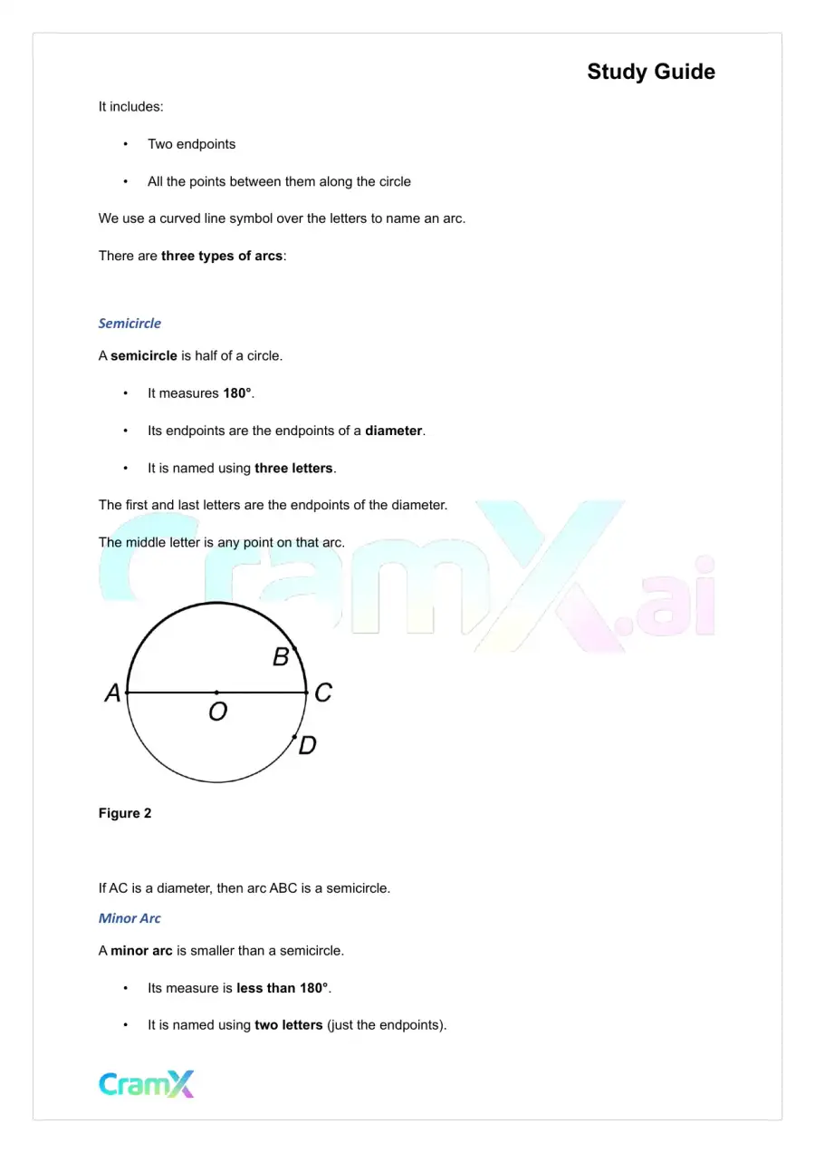 Geometry - Circles, page 2
