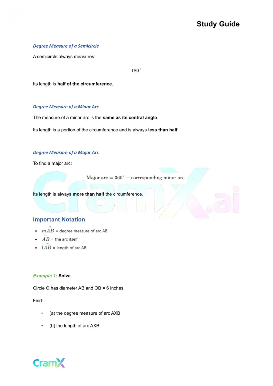 Geometry - Circles, page 4