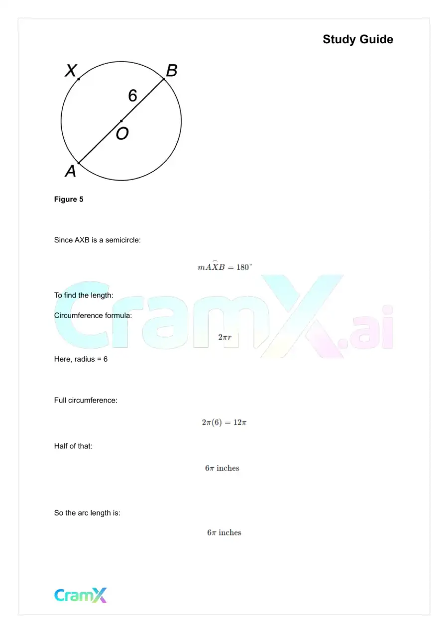 Geometry - Circles, page 5