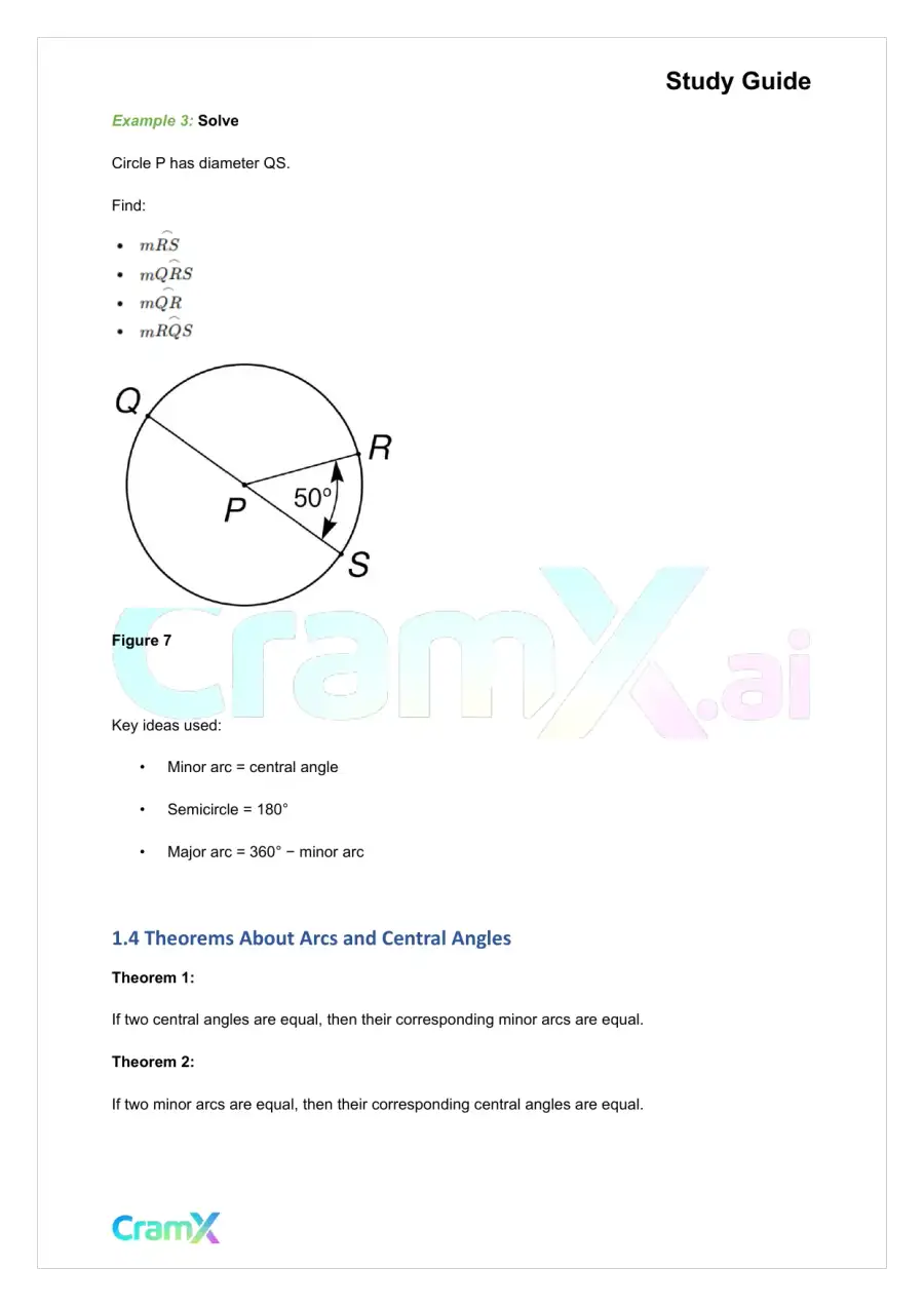 Geometry - Circles, page 7