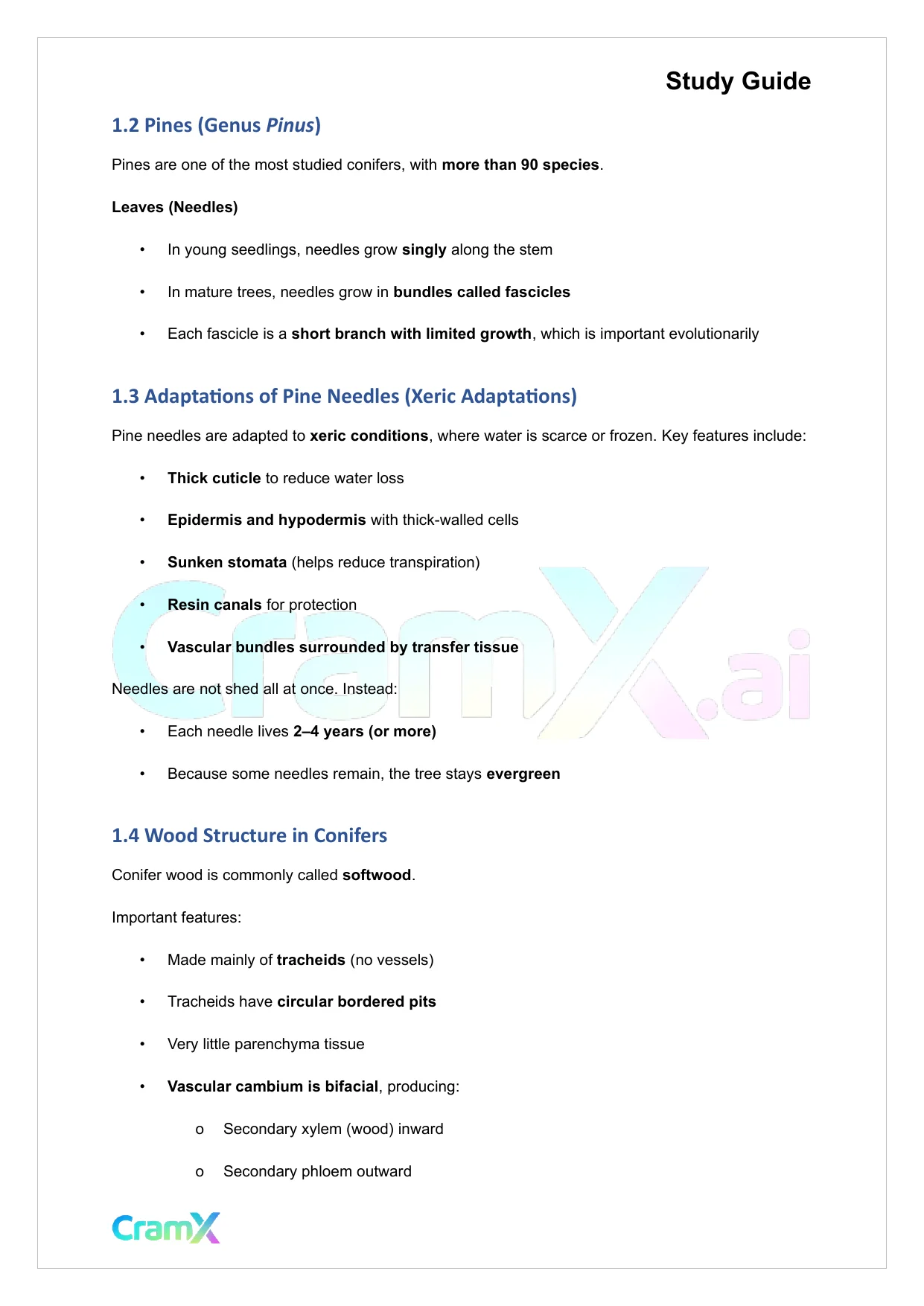 Plant Biology - Seed Plants - Page 2 preview image