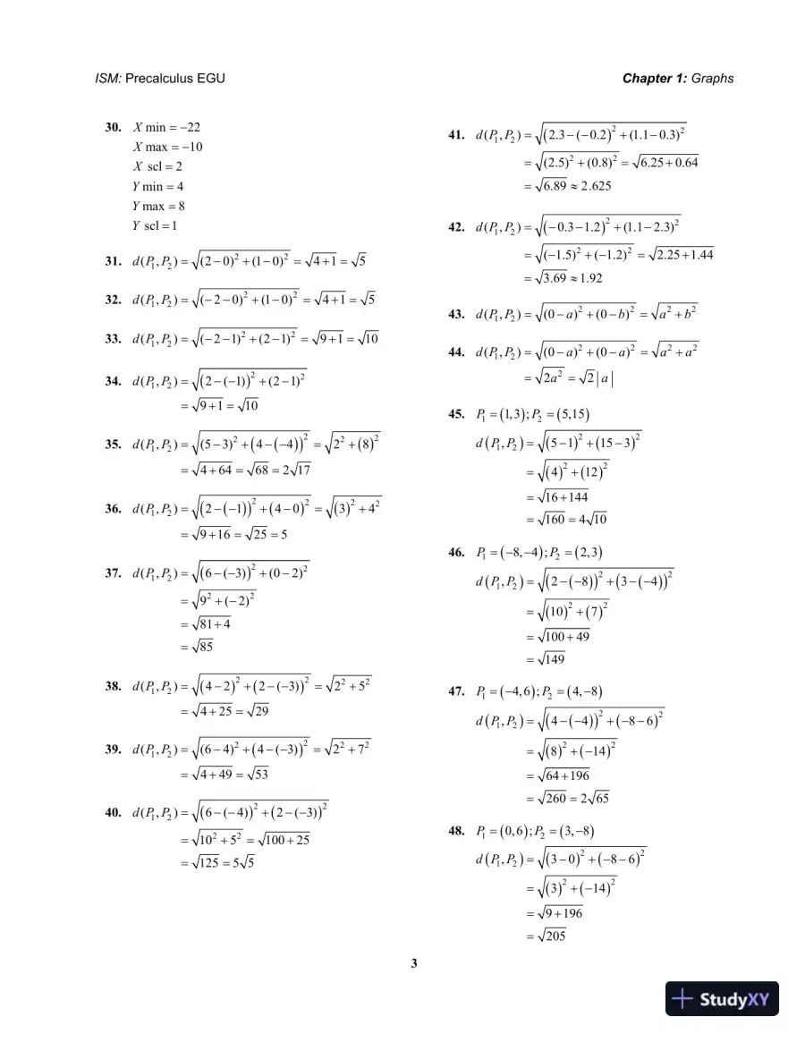 Precalculus Enhanced with Graphing Utilities 4th Edition Solution Manual, page 4