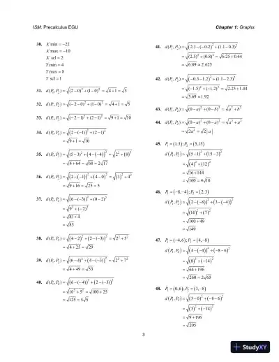 Precalculus Enhanced with Graphing Utilities 4th Edition Solution Manual - Page 4 preview image