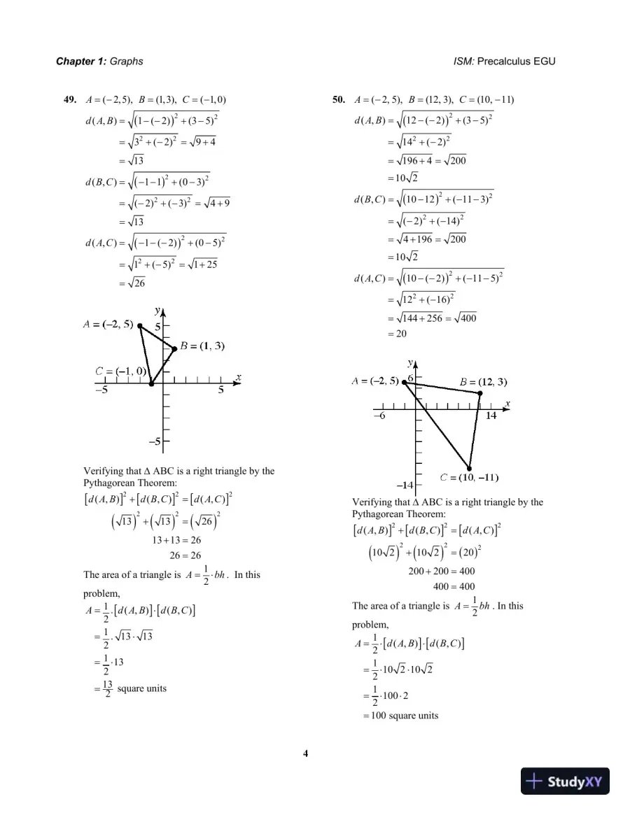Precalculus Enhanced with Graphing Utilities 4th Edition Solution Manual, page 5
