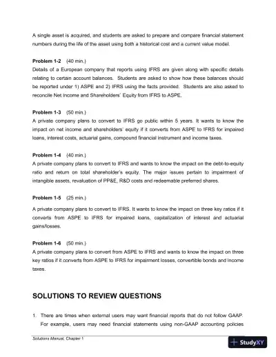 Modern Advanced Accounting in Canada 8th Edition Solution Manual - Page 4 preview image