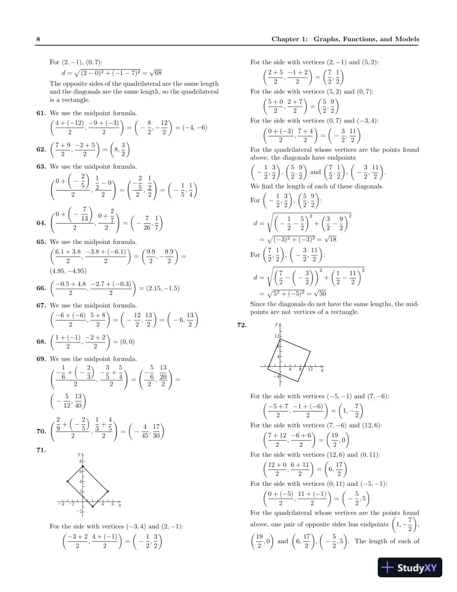 Solution Manual for College Algebra, 5th Edition, page 11