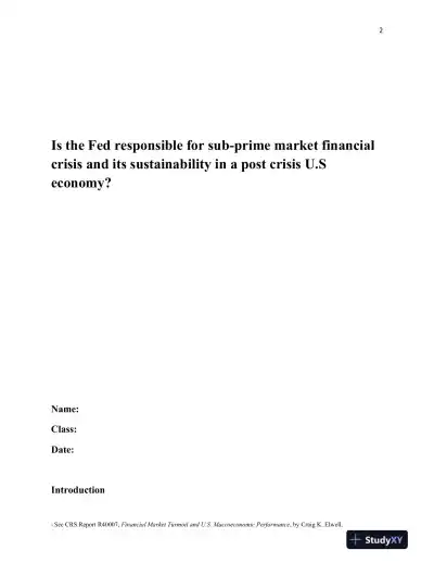 Analyzing the Impact of Interest Rates on the Demand for Money Post-2008 Financial Crisis - Page 3 preview image