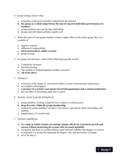 In Mixed Company: Communicating in Small Groups 9th Edition Test Bank - Page 10 preview image