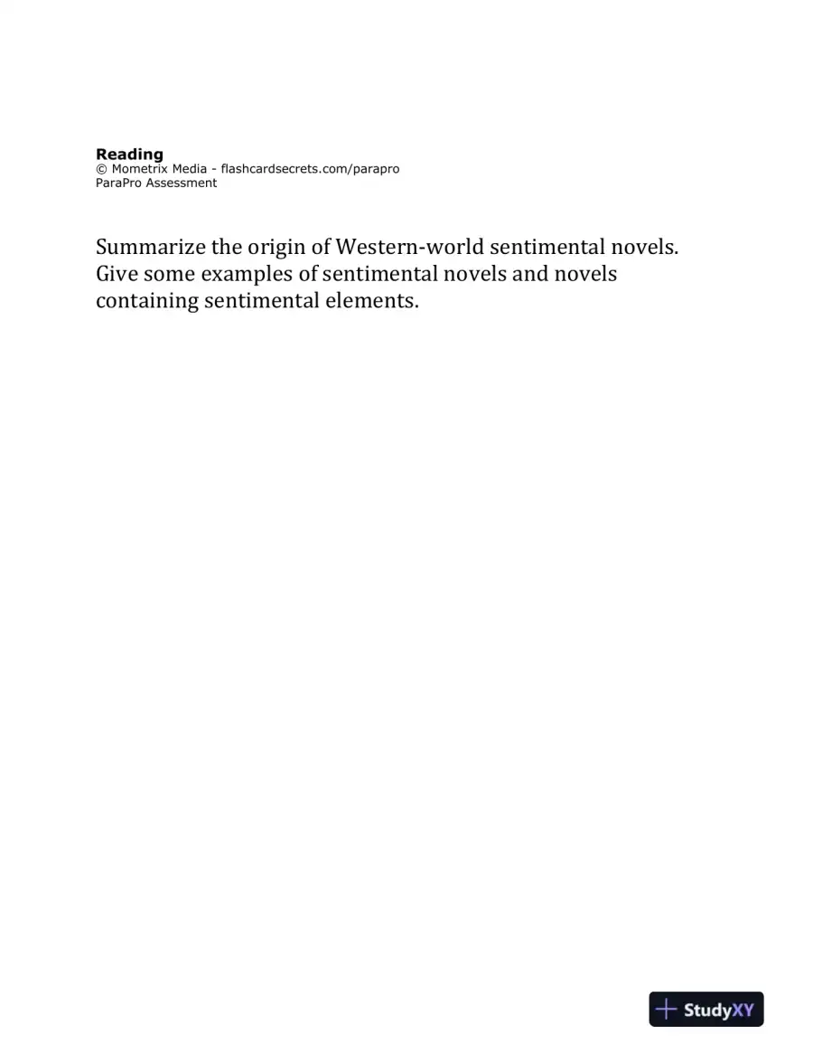 ParaProfessional Test Practice Questions and Exam Review (2020), page 11