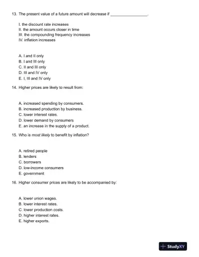 Personal Finance 6th Canadian Edition Test Bank - Page 5 preview image