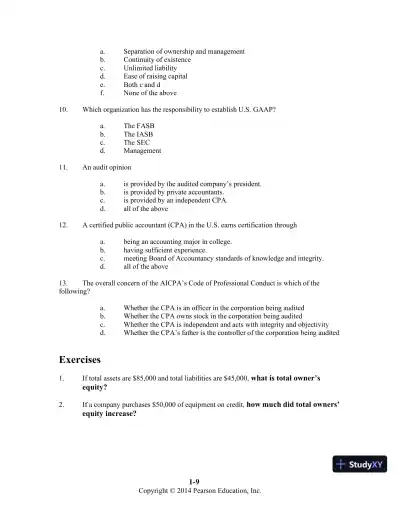 Introduction to Financial Accounting, 11th Edition Class Notes - Page 10 preview image