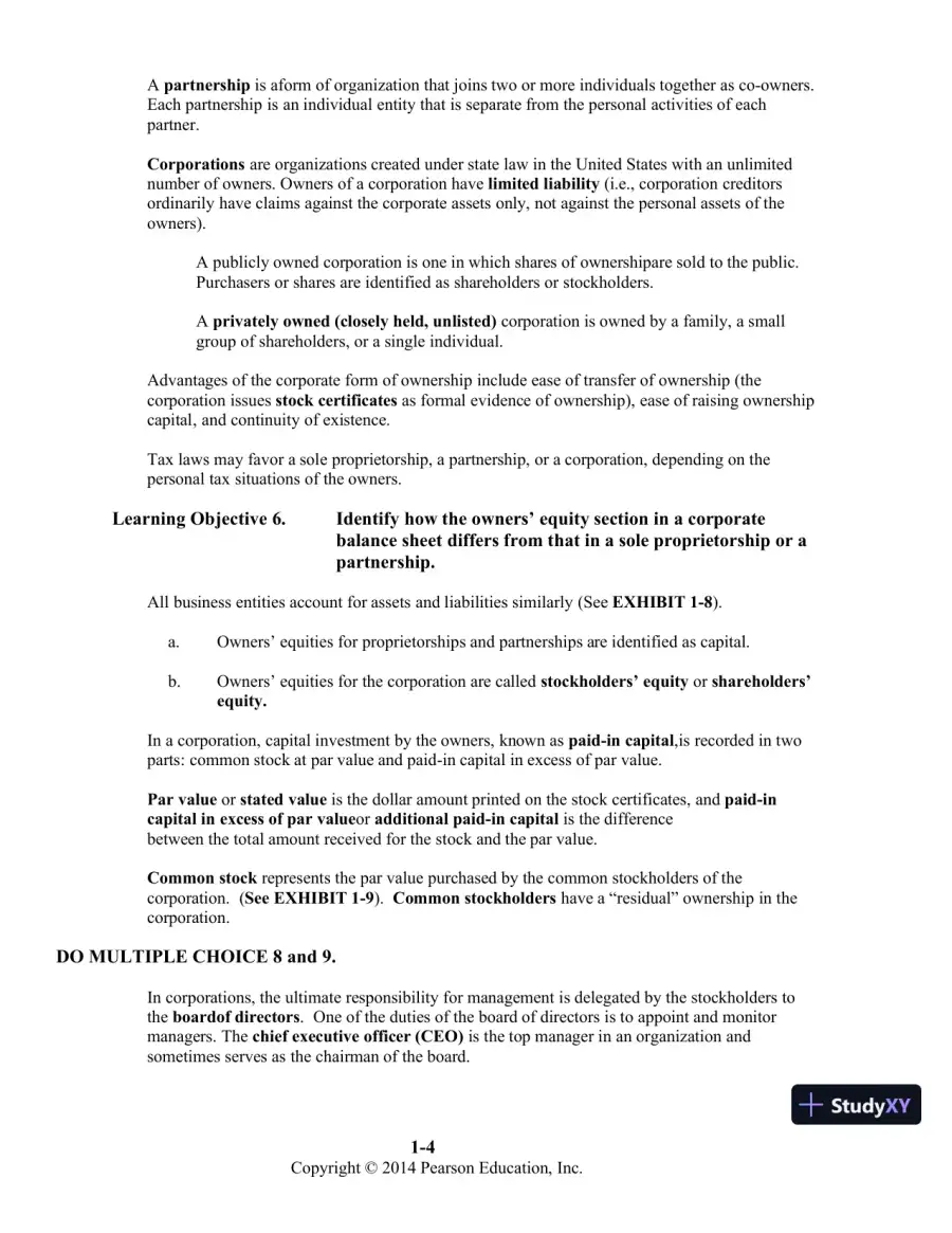 Introduction to Financial Accounting, 11th Edition Class Notes, page 5