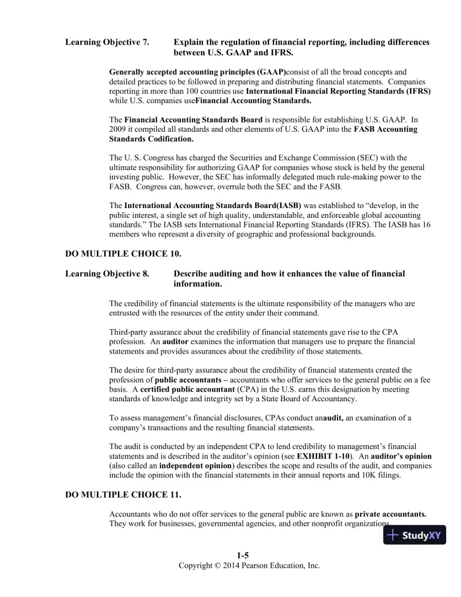 Introduction to Financial Accounting, 11th Edition Class Notes, page 6