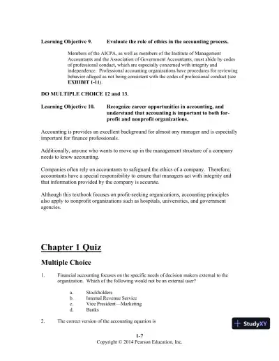 Introduction to Financial Accounting, 11th Edition Class Notes - Page 8 preview image