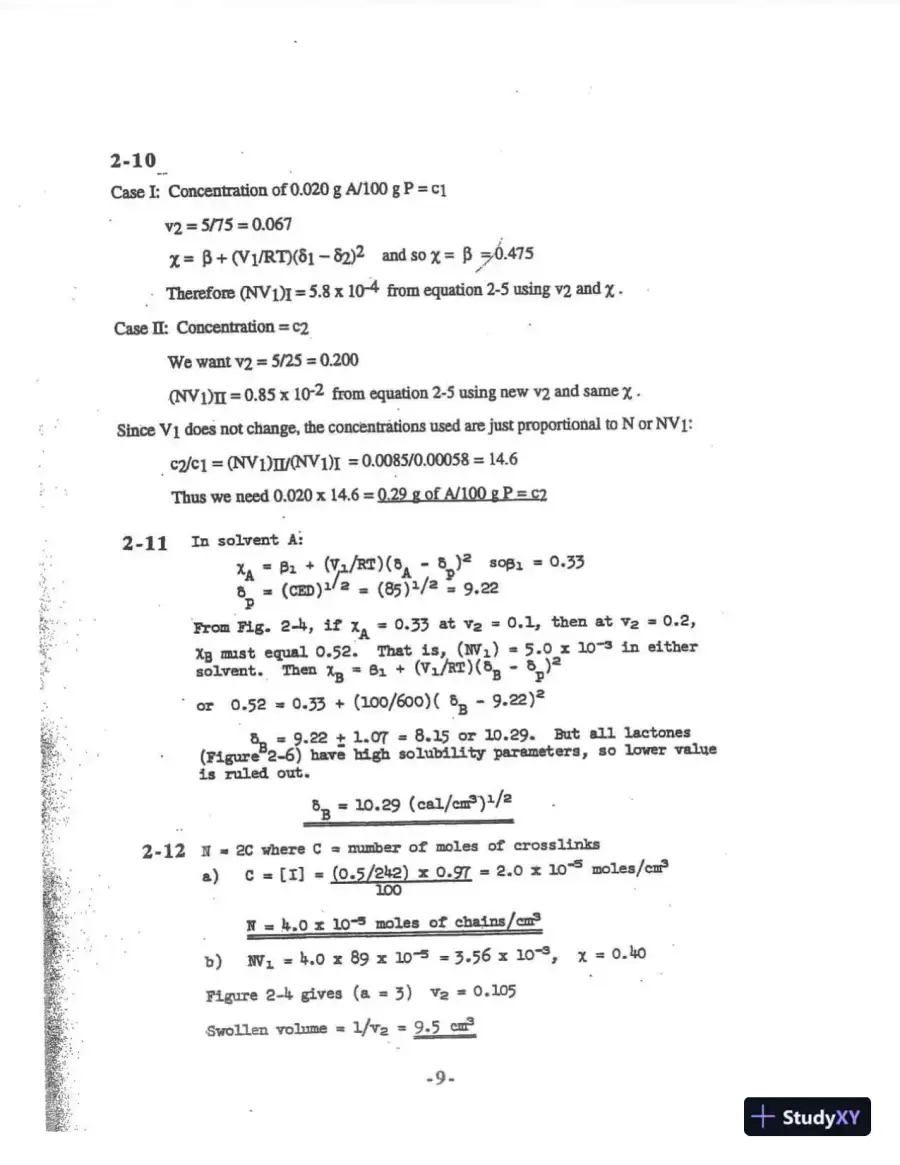 Solution Manual For Principles of Polymer Systems, 6th Edition, page 12