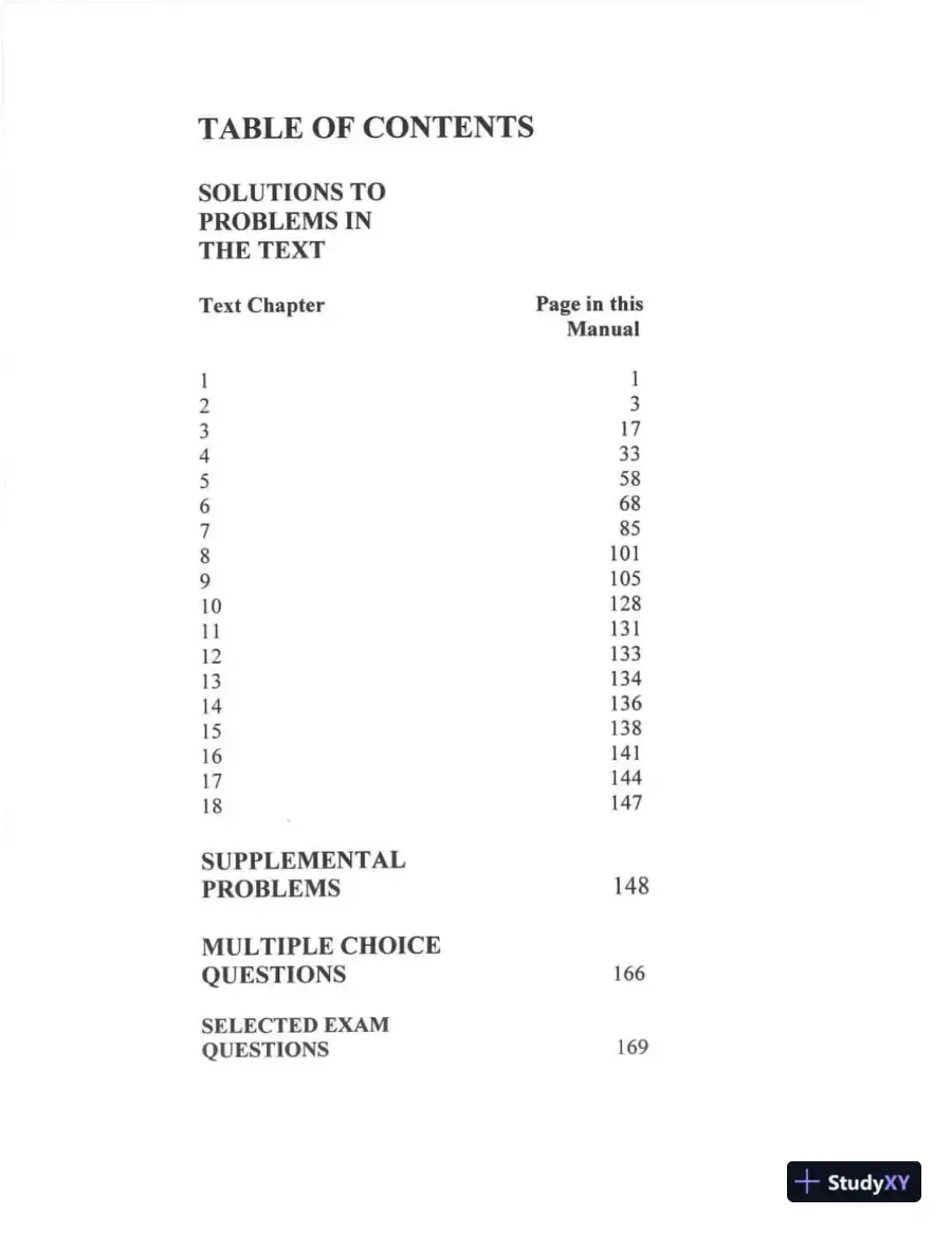 Solution Manual For Principles of Polymer Systems, 6th Edition, page 3