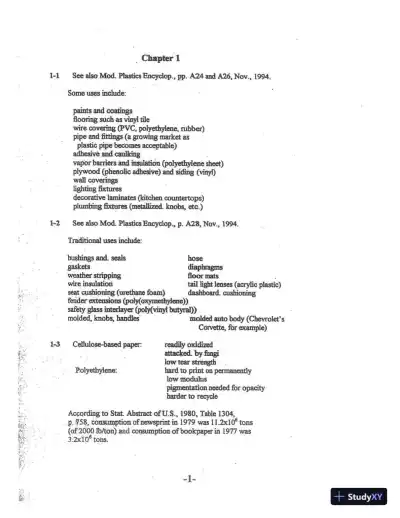 Solution Manual For Principles of Polymer Systems, 6th Edition - Page 4 preview image