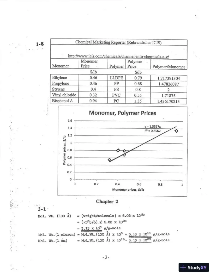 Solution Manual For Principles of Polymer Systems, 6th Edition, page 6