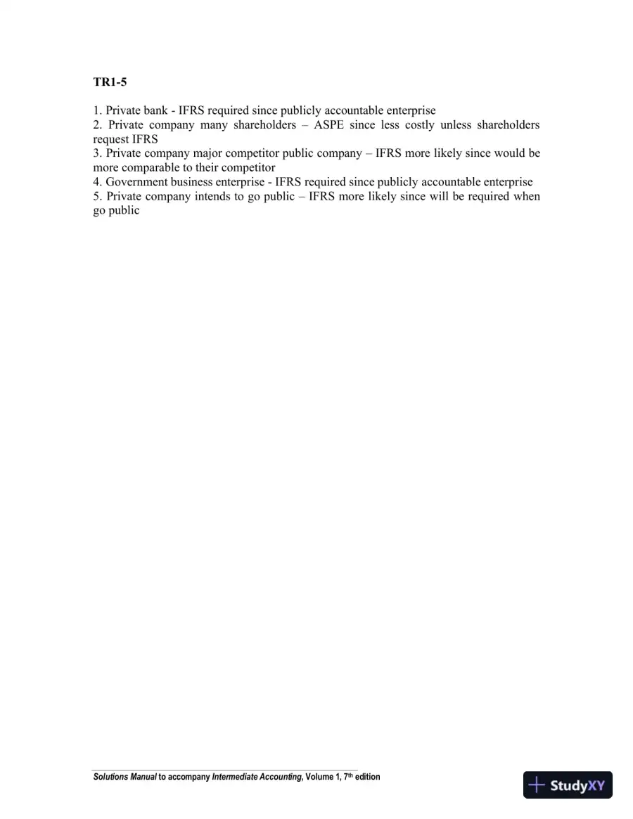 Solution Manual For Intermediate Accounting Volume 1, Seventh Canadian Edition, page 12