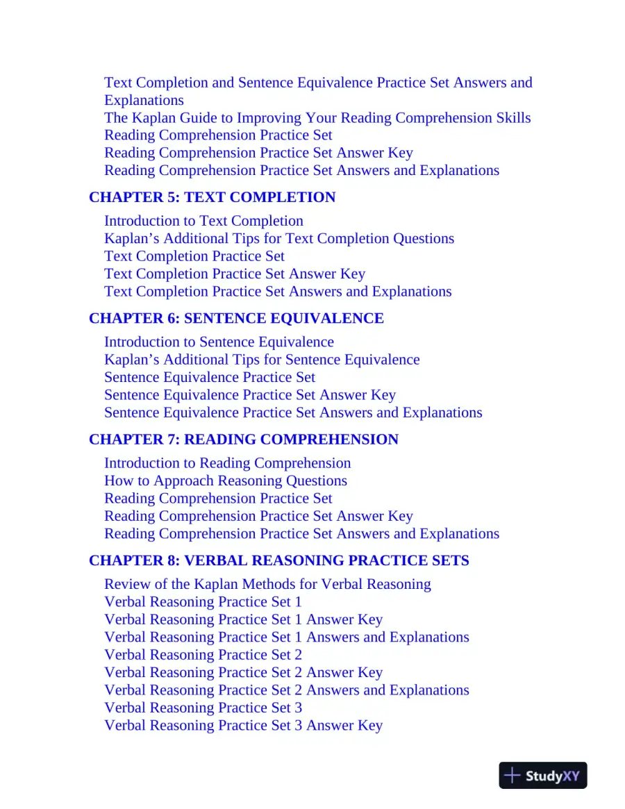 GRE Prep Plus 2024: 6 Practice Tests + Proven Strategies + Online (2023), page 7