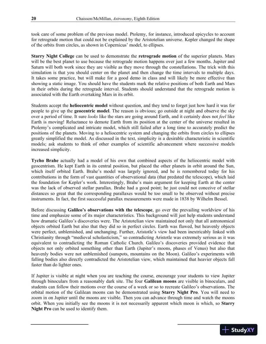 Solution Manual for Astronomy: A Beginner's Guide to the Universe, 8th Edition, page 14