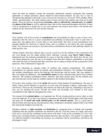 Solution Manual for Astronomy: A Beginner's Guide to the Universe, 8th Edition - Page 3 preview image