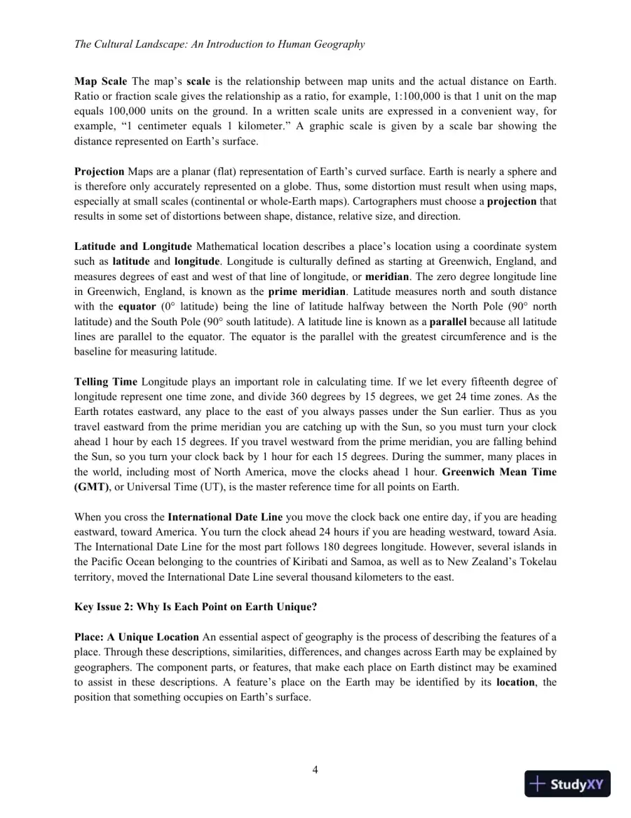 Lecture Notes For The Cultural Landscape: An Introduction to Human Geography, 11th Edition, page 12