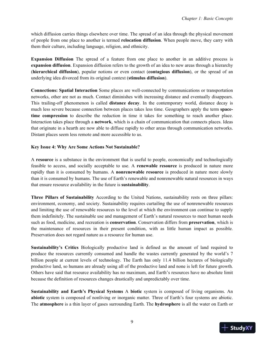 Lecture Notes For The Cultural Landscape: An Introduction to Human Geography, 11th Edition, page 17